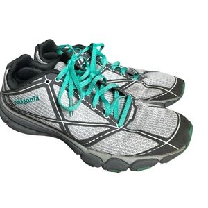 Patagonia Everlong‎ Trail Women's Athletic Hiking Shoes in Gray and Teal
